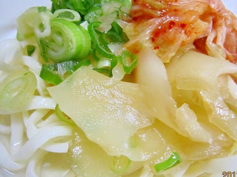 ５分で簡単　韓国風冷やしうどん